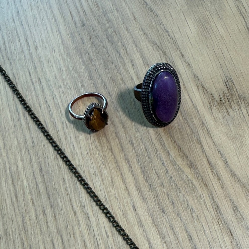 Costume Jewelry Set- necklaces - bracelets - rings - chokers - Picture 7 of 7